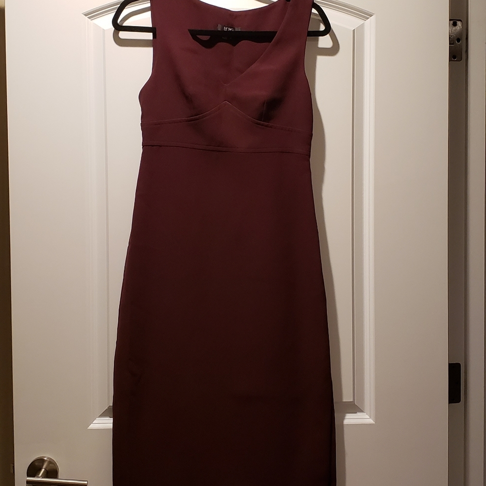 BCBG Burgundy Dress
